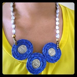 Handmade Natural Summer Statement Necklace